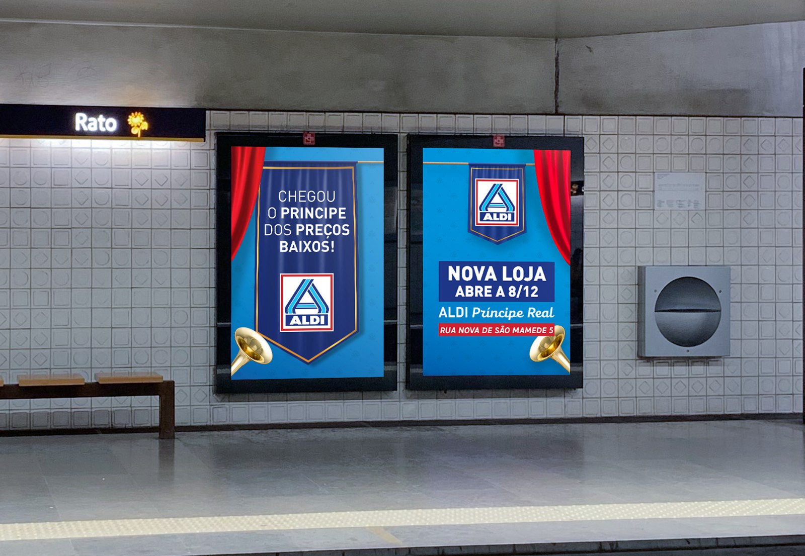ALDI Príncipe Real campaign artwork