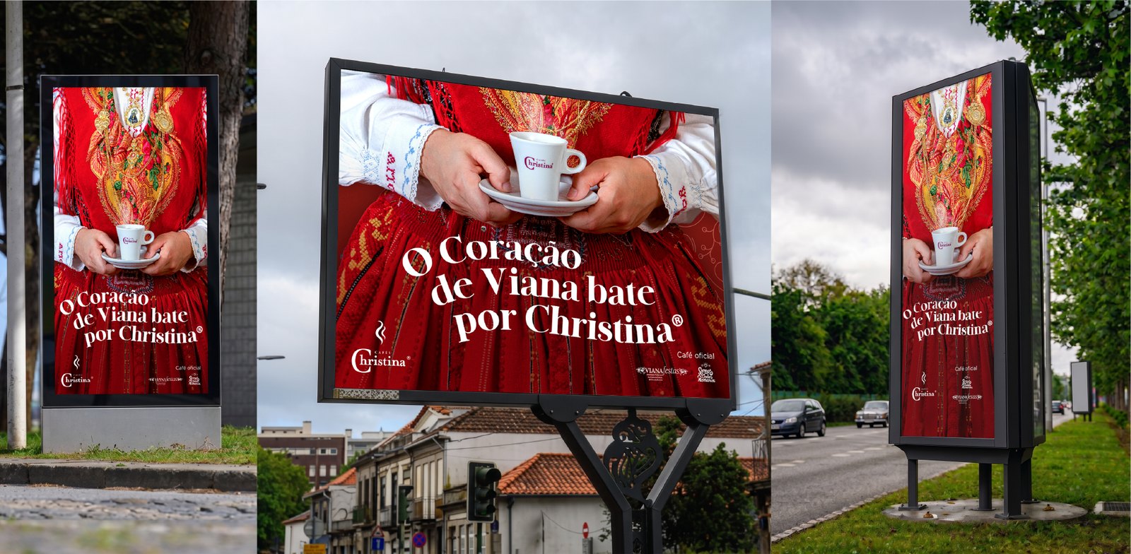 Outdoor billboard and street furniture mockups